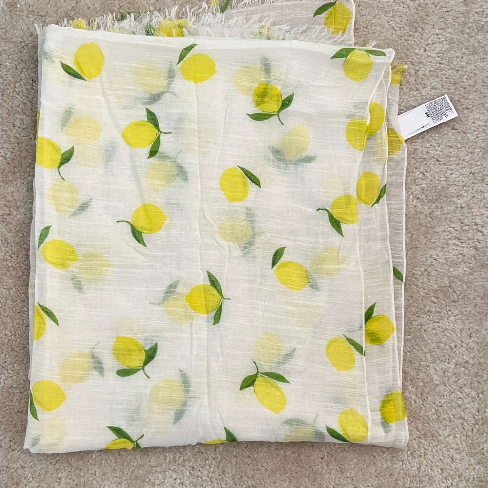 Lemon Print Scarf